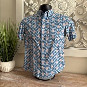 Southern Tide Intracoastal Boys L Short Sleeve Button Down